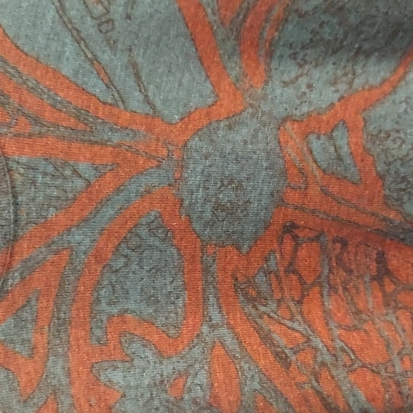 SOFT SURROUNDINGS Floral Renaissance Long Sleeve Asymmetrical Tunic Top - Picture 5 of 12